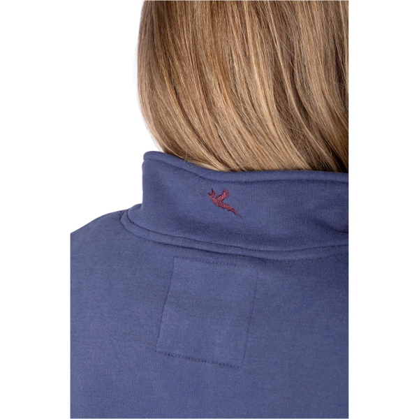 2025 Rydale Femmes Dames Byland Sweatshirt 407179 - Berry / White / Denim